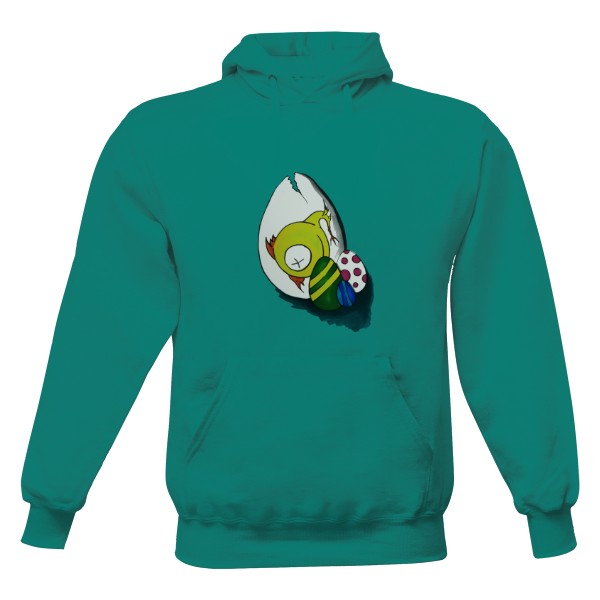 Pánská mikina s kapucí s potiskem Pánská mikina - vajíčko