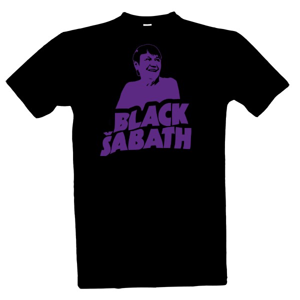 Tričko s potiskem Pánské kampaňové triko BLACK ŠABATH