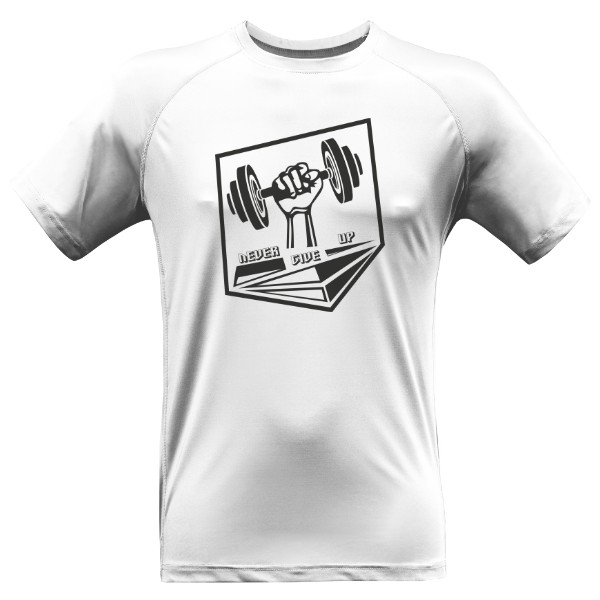 Pánské funkční tričko Premium s potiskem Nevzdávej se - sportovní