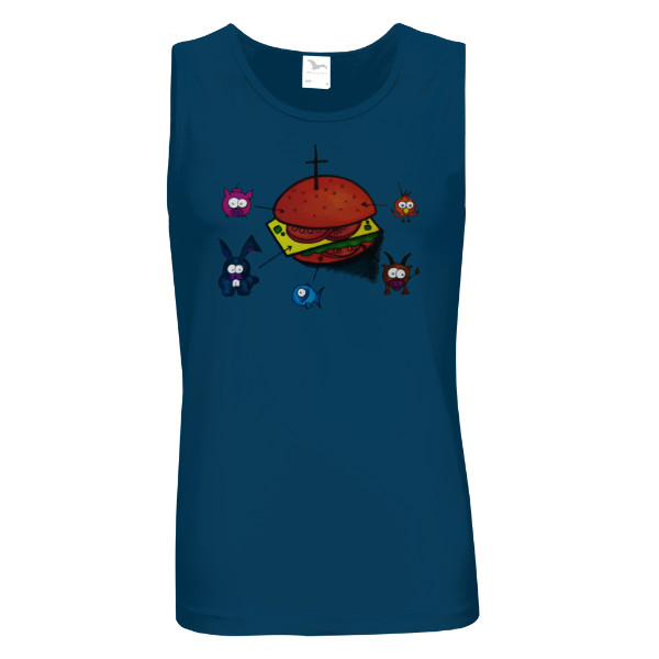 Tričko s potiskem Pánské tílko - hambač hřbitov