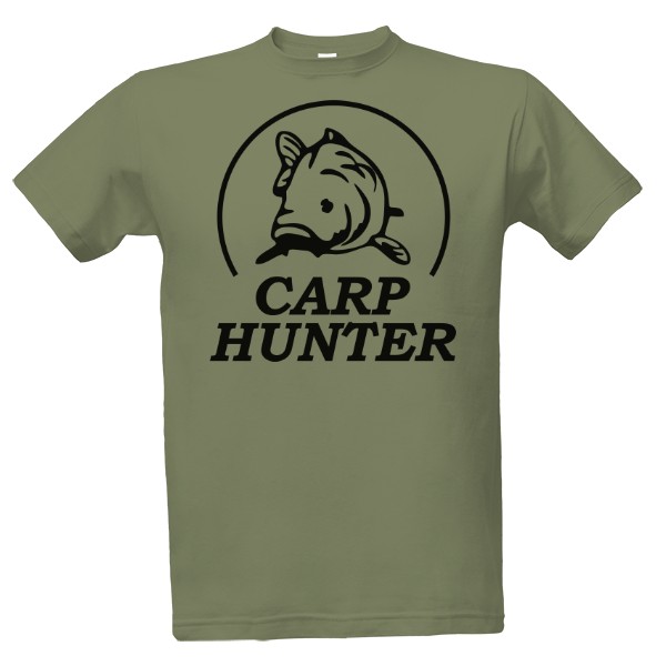 Tričko s potiskem Pánské tričko CARP HUNTER - Rybář