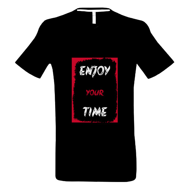 Tričko s potiskem Pánské tričko - Enjoy your time - Kopie