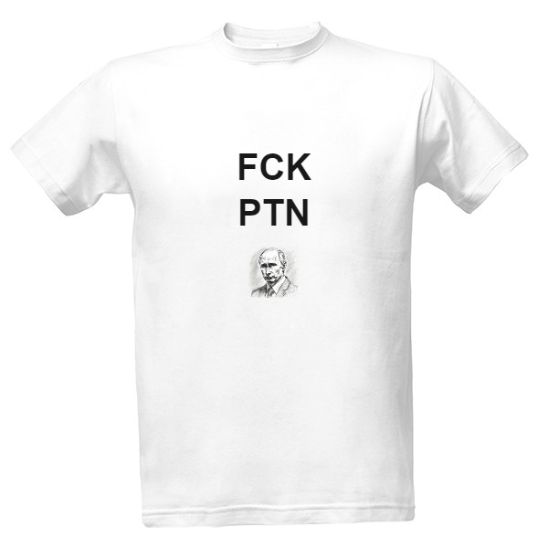 Tričko s potiskem Pánské tričko "FCK PTN"