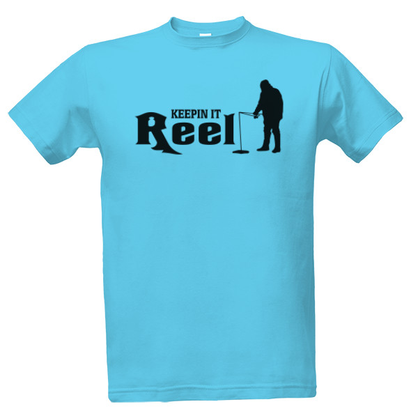 Tričko s potlačou Pánské tričko KEEPIN IT REEL - Rybář