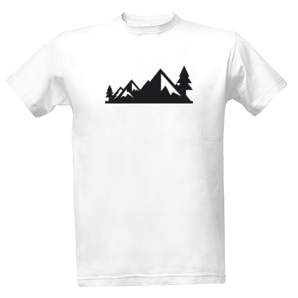 Tričko s potiskem Mountain