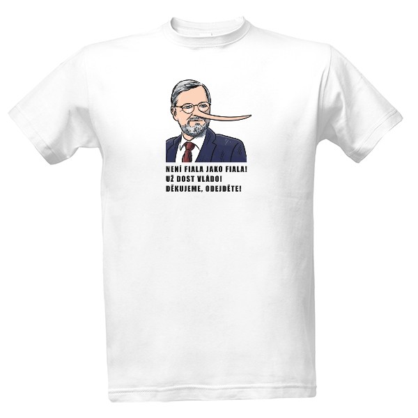 Pánské tričko Není Fiala jako Fiala