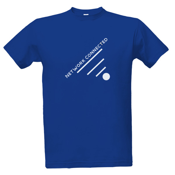 Tričko s potiskem Network connected