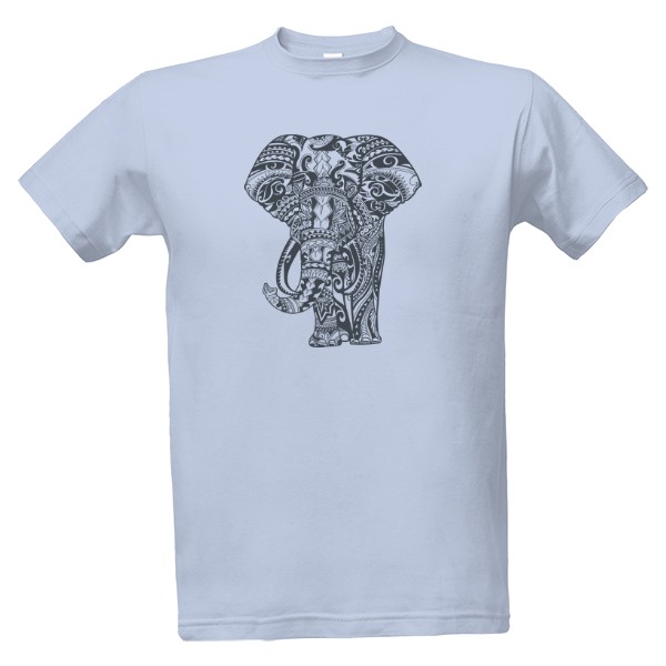 Tričko s potlačou Pánske tričko so slonom
