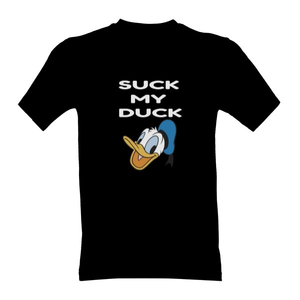 Tričko s potiskem Pánské tričko suck černé