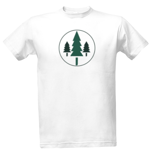 Tričko s potiskem Trees