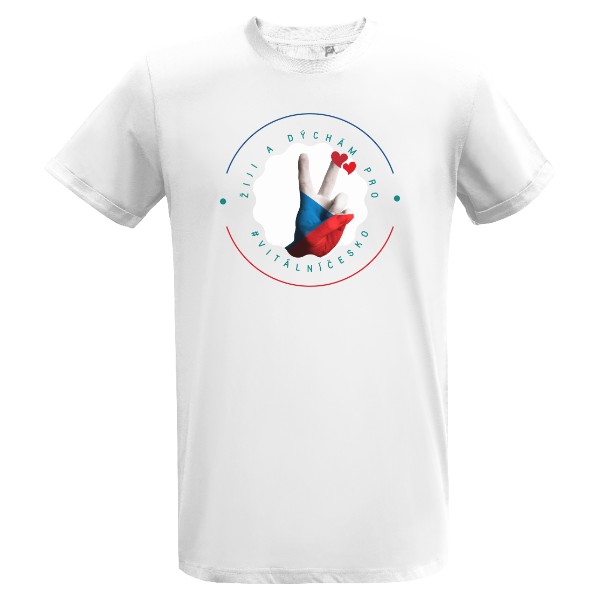 Tričko s potiskem Pánské tričko vitální Česko