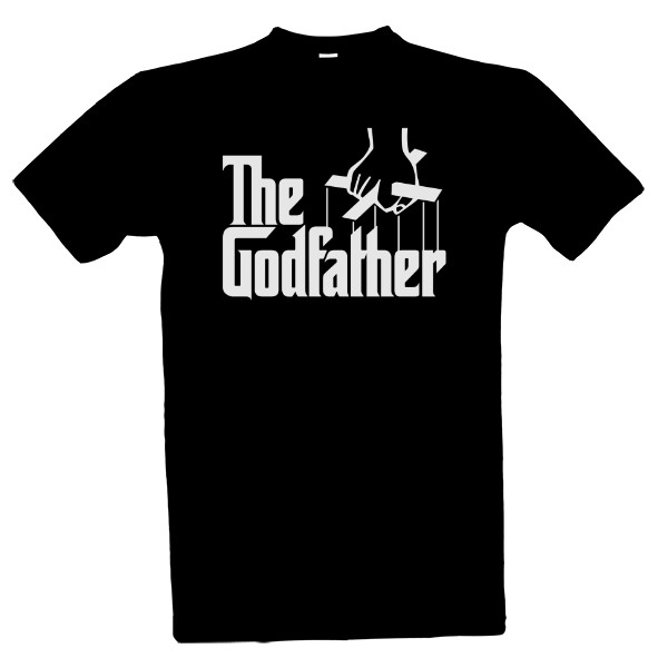 Tričko s potiskem Pánské triko Godfather Blk