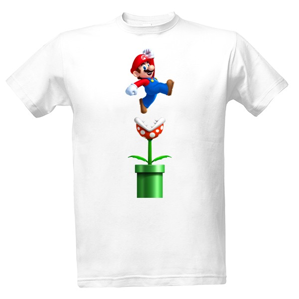 Tričko s potiskem Pánské triko Mario Bros
