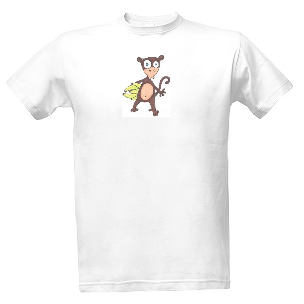 Tričko s potiskem Pánské triko OPICE 