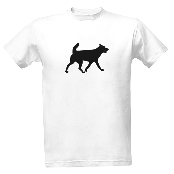 Tričko s potiskem Pánské triko pes 3