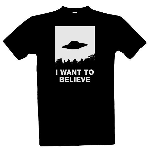 Tričko s potiskem Pánské triko X-Files Blk
