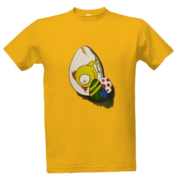 Tričko s potiskem pánské triko - vajíčko