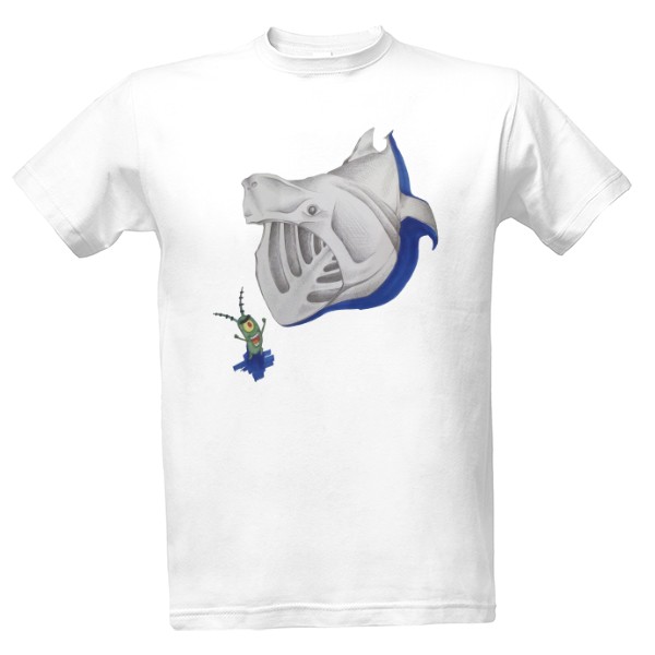 Tričko s potiskem Pánské triko - žralok