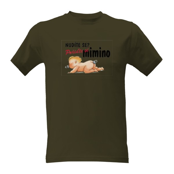 Tričko s potiskem panske vtipne triko