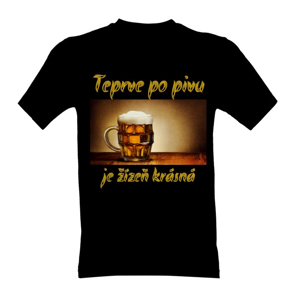 Tričko s potiskem Pivní triko