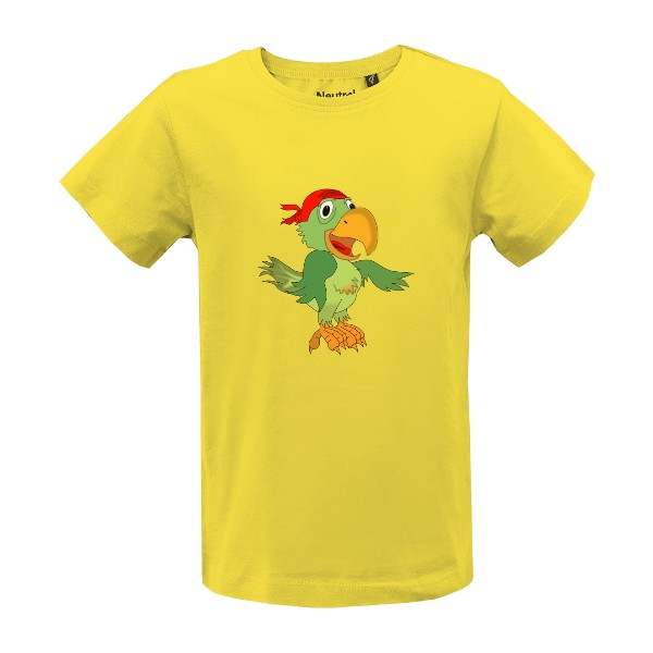 Tričko s potiskem Papoušek