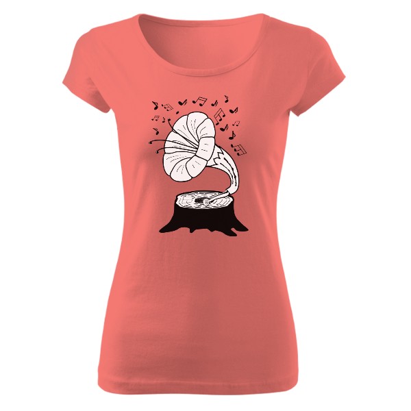 Tričko s potiskem Pařez music