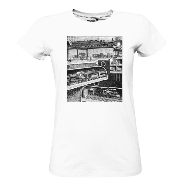 Tričko s potiskem Parní vlaky v Londýně