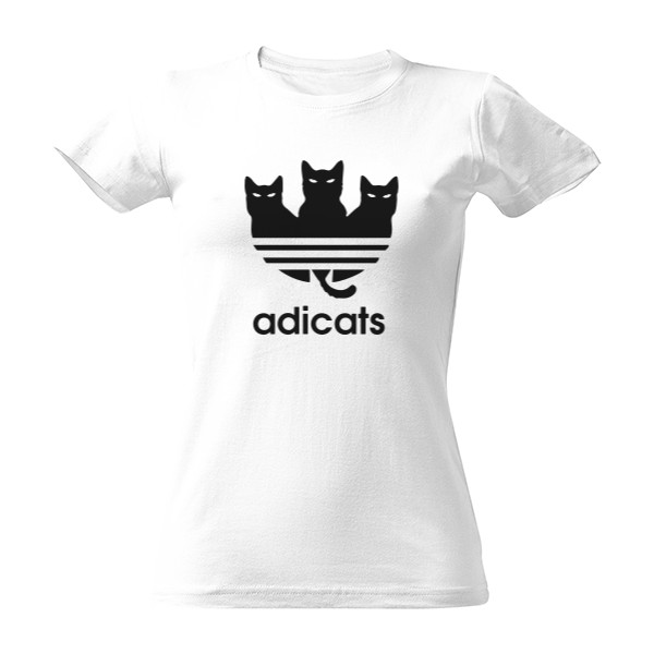 Tričko s potiskem Parodie na značku Adidas