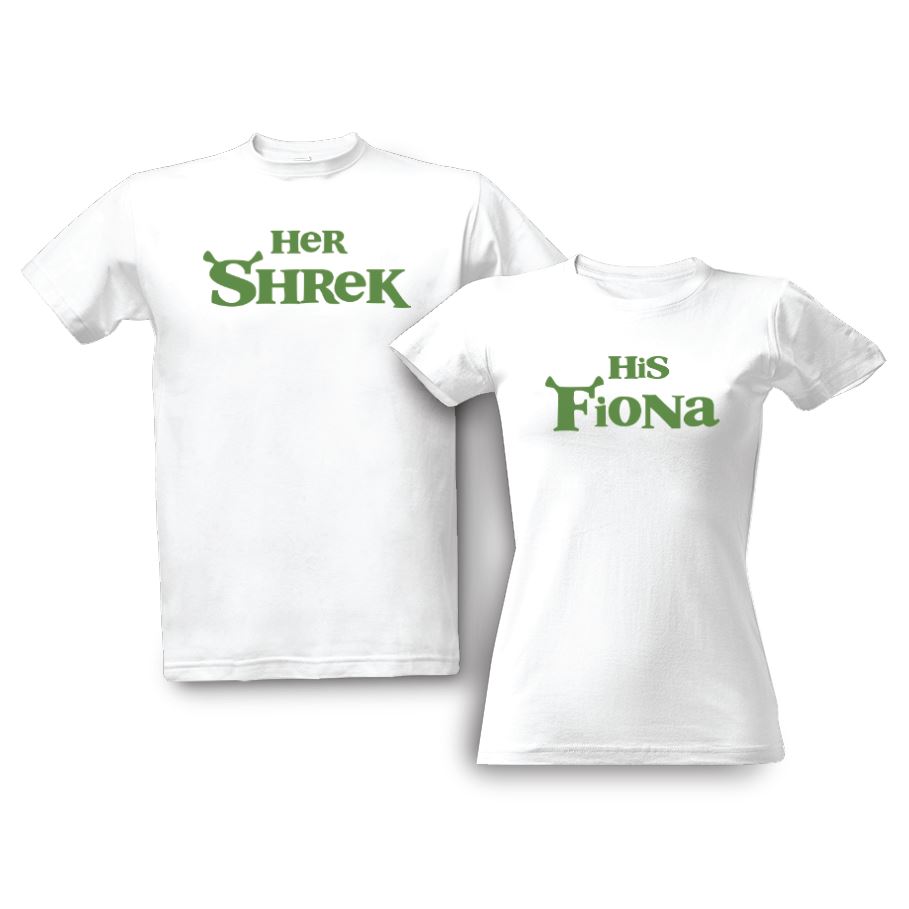 Párová trička Shrek a Fiona