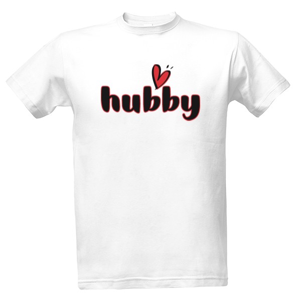 Tričko s potlačou Párove tričko Hubby