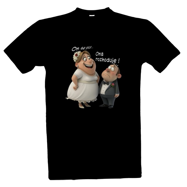 Tričko s potiskem Partnerská pravidla 