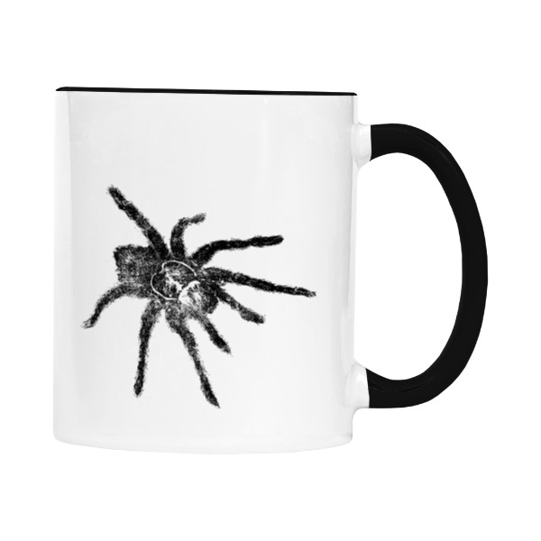 Hrnek malý barevný s potiskem Pavouk