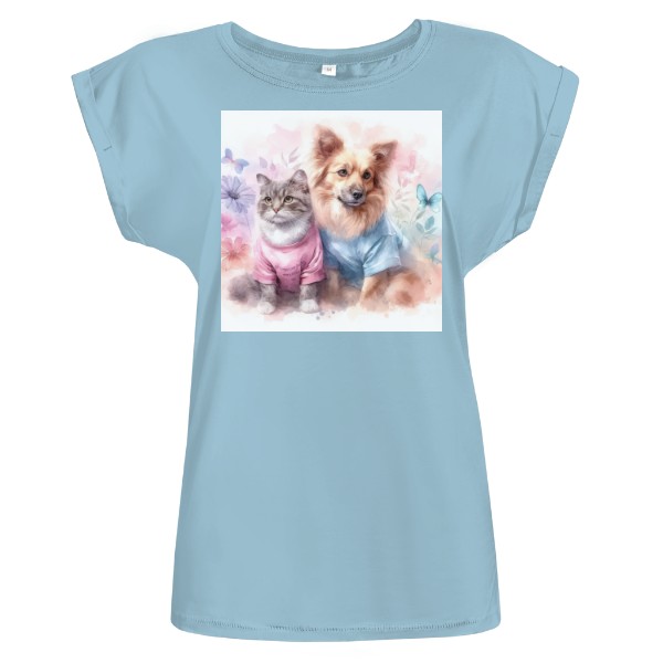 Pejsek a kočička T-shirt