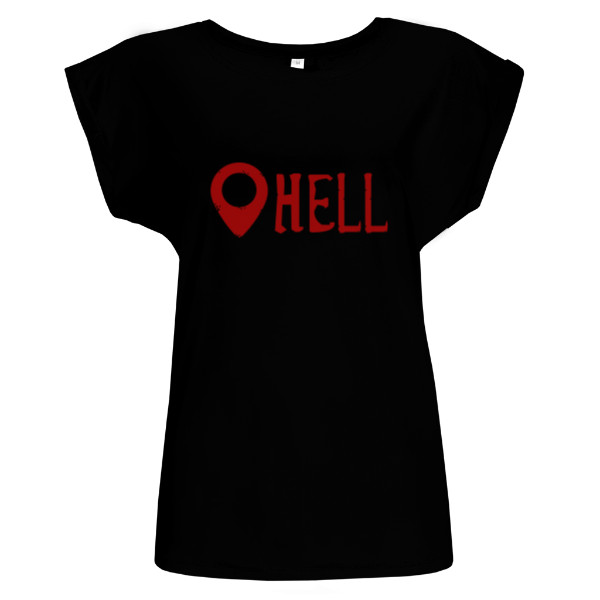 Tričko s potiskem Peklo zde