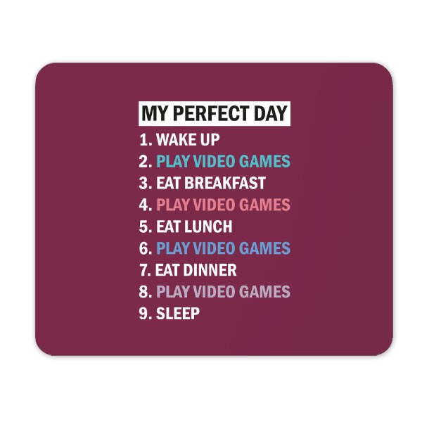 Perfect gamer\'s day