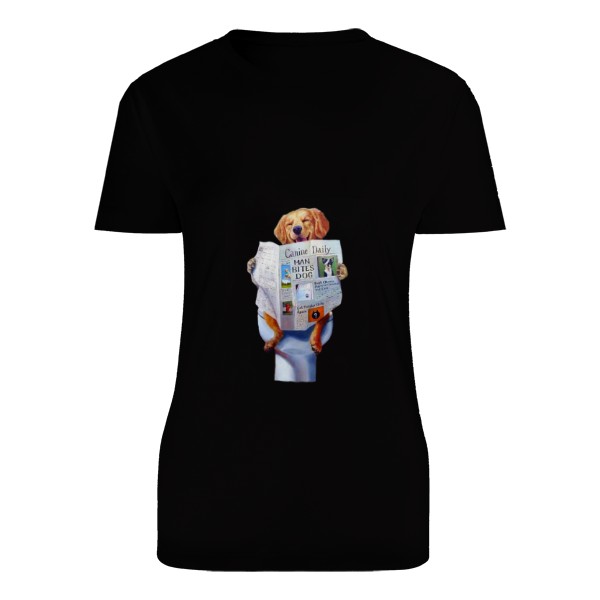 Tričko s potiskem Pes na onom místě 2