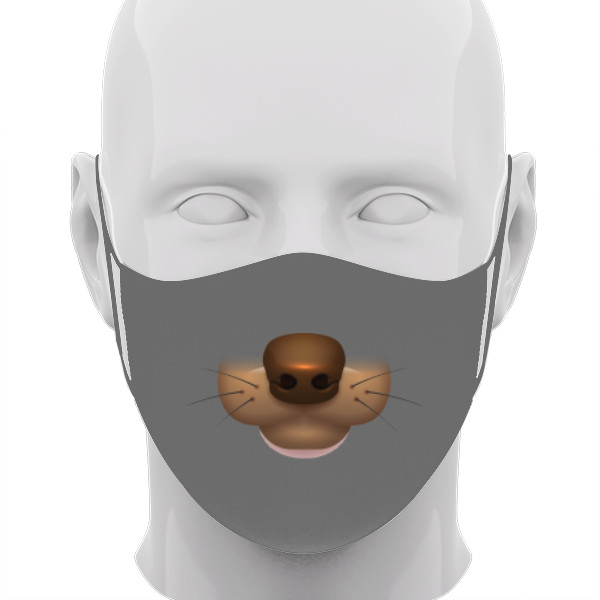 Rouška s potiskem Pes rouška