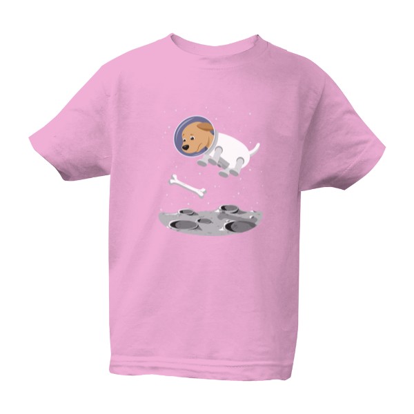 Tričko s potiskem Pes ve vesmíru