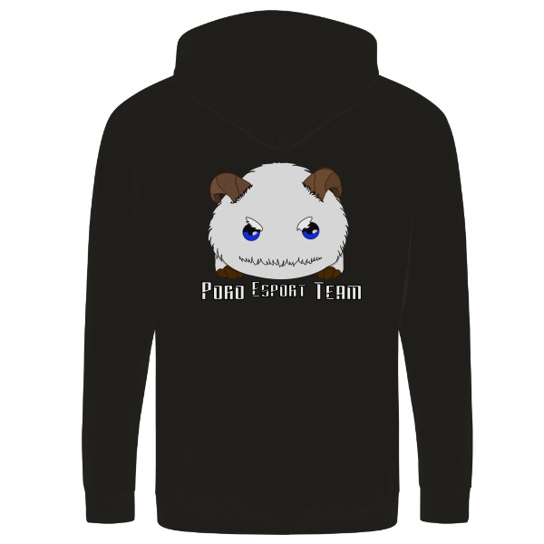 Mikina na zip unisex s potiskem PET crew