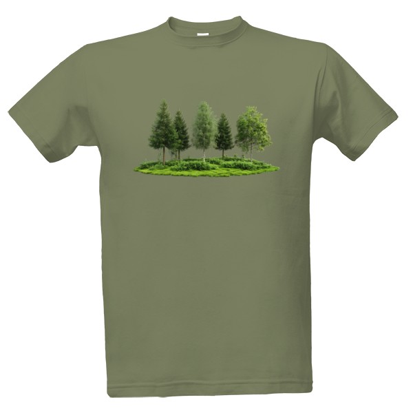 Tričko s potiskem Stromy