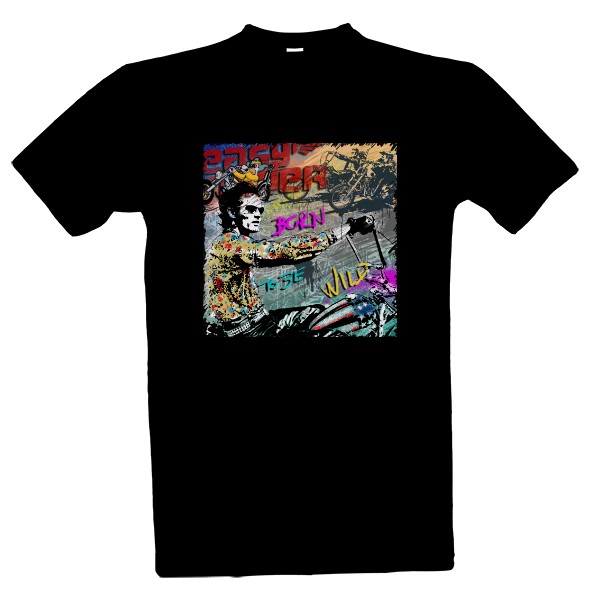 Tričko s potiskem Peter Fonda-Easy rider-Born to be wild.