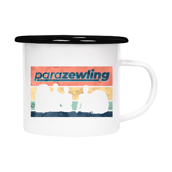 Tin mug - enamel hem s potiskem Nový produkt