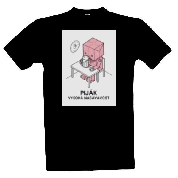 Tričko s potiskem Piják