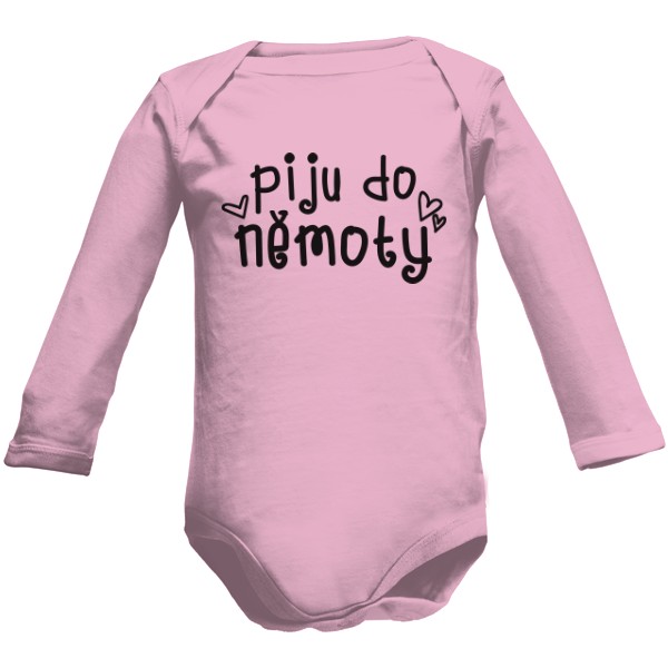 Detské body Long  s potlačou Nový produkt