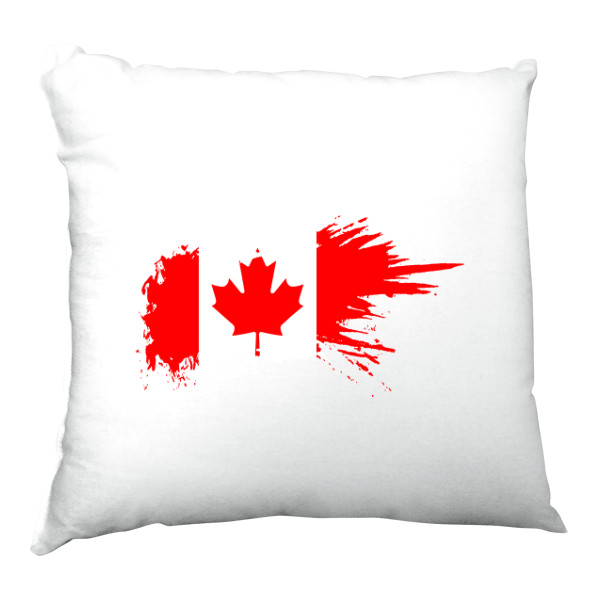 Polštář saténový s potiskem Pillow Canada