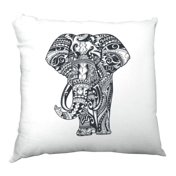 Satin Pillow s potiskem Pillow with elephant