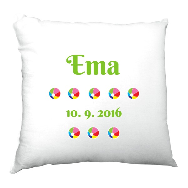 Satin Pillow s potiskem Pillow with name