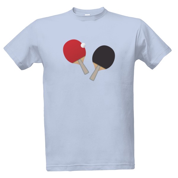 Tričko s potiskem ping pong