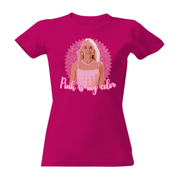 Tričko s potiskem Pink is my color
