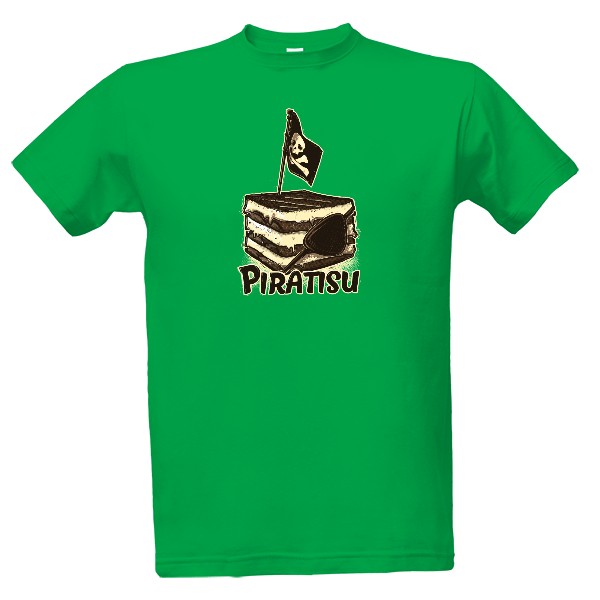 Tričko s potiskem Piratisu - Pánské